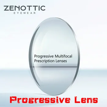 ZENOTTIC CR-39 İlerici Multifokal Reçete Lensler Anti Direnci / okuma Anti-scratch Miyopi Hipermetrop Presbiyopi Lens