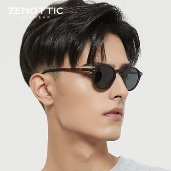 ZENOTTIC Retro Polarize Güneş Gözlüğü Erkekler için Vintage Yuvarlak ve Kare çerçeve UV400 Koruma Shades Kadınlar Sürüş güneş gözlüğü