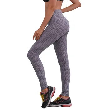 Çapraz V Yüksek Bel Spor Push Up Spor Kadın Tayt Rahat Seksi Düz Renk Jeggings Egzersiz Spor Pantolon Kadın Pantolon