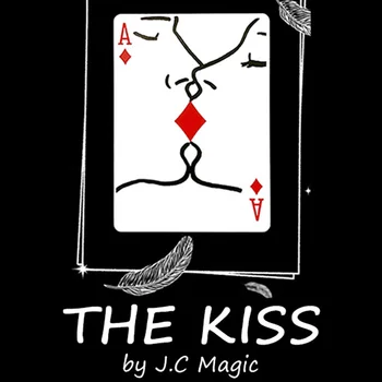 Öpücük JC Sihirli Kart Sihirli Hileler Hile Görsel Romantik Poker Magie Sihirbaz Yakın Sokak Yanılsama Mentalism Komik