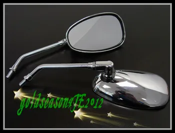 Ücretsiz kargo Krom Sol Sağ Aynalar Honda Rebel Shadow 600 750 VTX 1300 1800