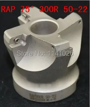 Ücretsiz Kargo RAP 300R 50-22-4T 75 Derece Yüksek Pozitif Yüz Mill Kesme Çapı APMT1135 ekler
