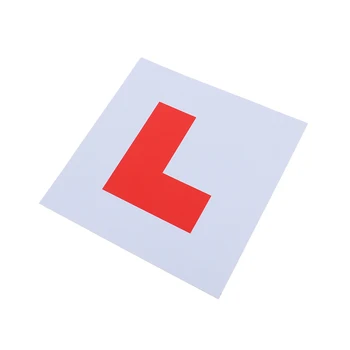 1 Adet Öğrenci Sürücü Manyetik Araba Çıkartmaları L Plaka Çıkartmaları Kendinden Yapışkanlı Etiket Geri Dönüşüm Çıkartmalar Logo Araba Sticker