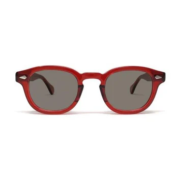 2020 Johnny Depp Güneş Gözlüğü Erkekler Kadınlar polarize güneş gözlükleri Marka Vintage Asetat Çerçeve Lemtosh Gözlük En kaliteli 005