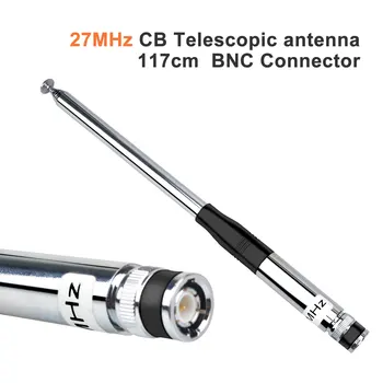27MHz CB Radyo anteni Vatandaş Bant Teleskopik Anten 117cm CB el telsizleri BNC Konnektörü ile