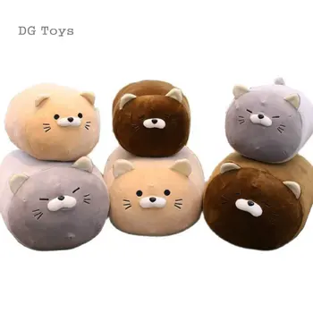 40/50cm Japonya Şişman Kedi peluş oyuncak Dolması Yumuşak Hayvanlar Gri Kedi Yastık noel hediyesi çocuklar İçin Kawaii Sevgililer Günü Hediyesi Çocuk İçin