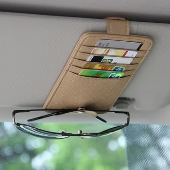 Araba Güneşlik Noktası cep düzenleyici kılıf çanta Kart Gözlük Depolama Tutucu araba aksesuarları iç araba organizatör depolama