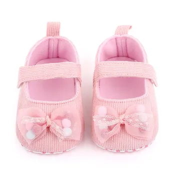 Bebek Kız pamuklu ayakkabılar Ipek Ilmek Prenses Elbise Ayakkabı Bahar Sonbahar Toddlers Prewalkers Bebek Yumuşak Alt Ilk Yürüyüşe