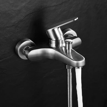Dokour Duş Musluklar Banyo Aksesuarları Dokunun Mxers Yüksek Basınç Modern Lüks Tuvalet Musluk Paslanmaz Çelik Sıcak Soğuk Su