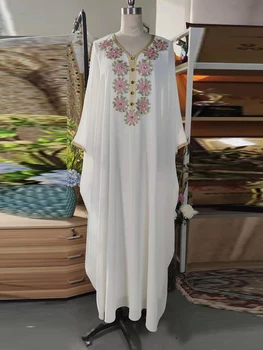 Eid Mubarak Fas Abaya Dubai Kaftan Türkiye Müslüman Elbise İslam Robe Longue Abayas Afrika Elbiseler Kadınlar için Kaftan Marocain