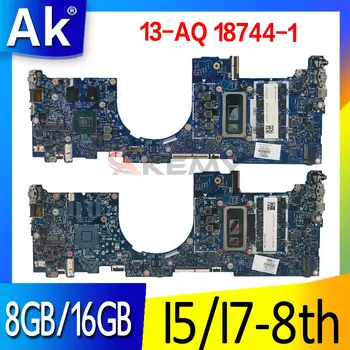 HP ENVY 13-AQ Laptop anakart Anakart ile I5 I7 CPU 8GB 16GB RAM V2G GPU 18744-1 Anakart