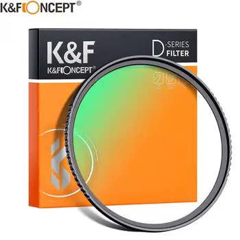 K & F KONSEPT 49-82mm HD UV Kamera Lens MCUV Filtre Çok Kaplamalı Koruma 49mm 52mm 58mm 62mm 67mm 77mm 82mm
