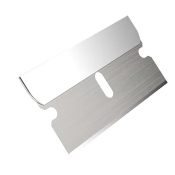 Karbon çelik tek taraflı bıçak LCD Ekran Kaldırma kauçuk silecek cep telefonu için OCA yapıştırıcı tutkal Sürtünme Kazıyıcı Bıçak