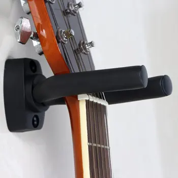Kaymaz Duvar Montaj Gitar askı kancası Tutucu İçin Elektrik Akustik Gitar Bas Ukulele Dize Enstrüman