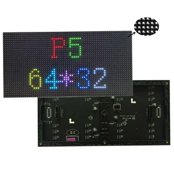 LED Matris P5 Kapalı 320x160mm 64 * 32 Piksel SMD2121 1/16S HUB75 Tam Renkli LED Ekran Modülü