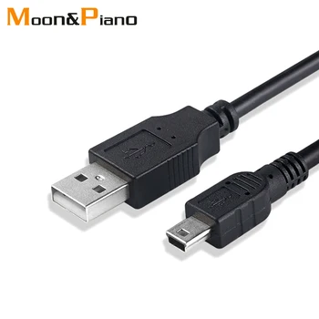 Mini USB 2.0 Kablosu 5pin Mini USB USB Hızlı veri şarj cihazı Kabloları MP3 MP4 Çalar araba dvr'ı GPS dijital kamera HDD Akıllı TV