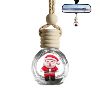Noel Parfüm Şişesi Araba Asılı Araba Aromaterapi Şişesi Noel Babalar Noel Penguen Kullanımı Kolay Yaratıcı Araba İç