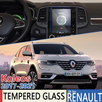 Renault Koleos için Samsung QM6 HC MK2 2017 2018 2019 2022 2020 Araba Navigasyon Otomatik GPS Filmi Ekran Koruyucu Temperli Cam