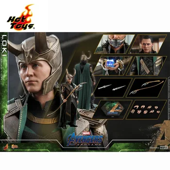 Stokta Hottoys 1 / 6TH MMS579 Loki 4.0 Avengers Endgame AVG4 Marvel Orijinal Anime Aksiyon Figürleri Koleksiyon Model Oyuncaklar