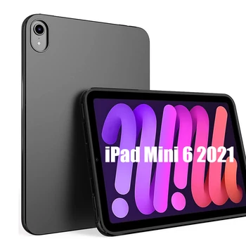 Tablet Kılıf İçin iPad Mini 6 2021 a2568 Bükülebilir Yumuşak Silikon TPU Koruyucu Kabuk Darbeye Dayanıklı Tablet Kapak için iPad mini 6th gen