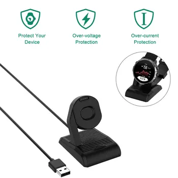 USB şarj aleti Cradle Suunto 7 şarj kablosu akıllı saat Aksesuarları Kablosuz Yedek şarj doku Adaptörü Suunto7