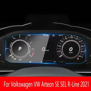 Volkswagen VW Arteon SE SEL R-Line 2021Car enstrüman Dashboard Temperli Cam Ekran Koruyucu Film Oto İç Aksesuar