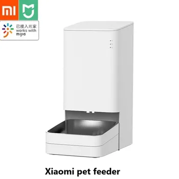 Yeni Xiaomi Akıllı Pet Besleyici Kedi Köpek Uzaktan Ses Kontrolü Otomatik Besleme Düzenli Kantitatif İle Mijia App