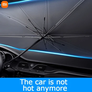 Yeni Xiaomi Araba Güneş Gölge Şemsiye Otomatik Ön Cam Güneşlik Kapakları Araba Güneş Koruyucu İç Cam Koruma Aksesuarları