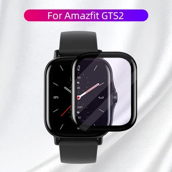 Yumuşak Fiber Cam koruyucu film Kapak Amazfit GTS 2 Mini GTS2 GTS2e Bip S U Pro Smartwatch Ekran Koruyucu Kılıf